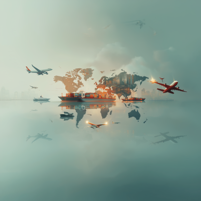 Global Trade and Logistics Banner