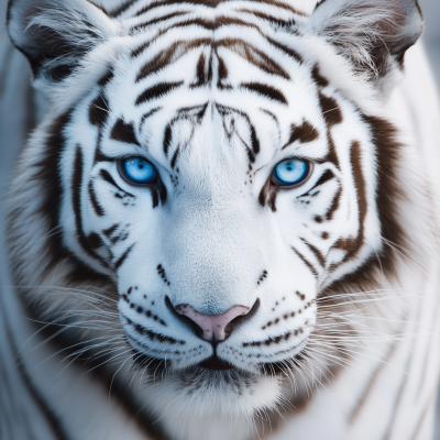 Majestic White Tiger