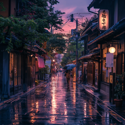 Night in Japan