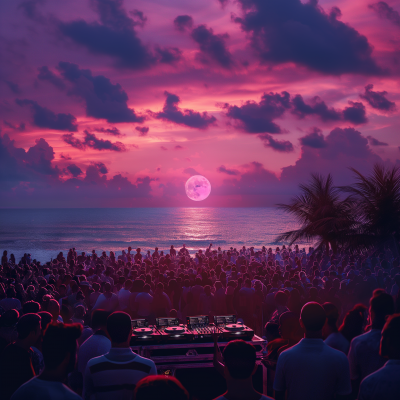 Beach DJ Set at Moonlight