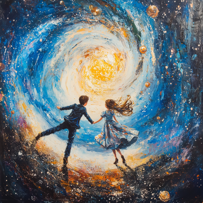 Couple in Space