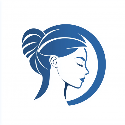 Minimalist Female Head Logo