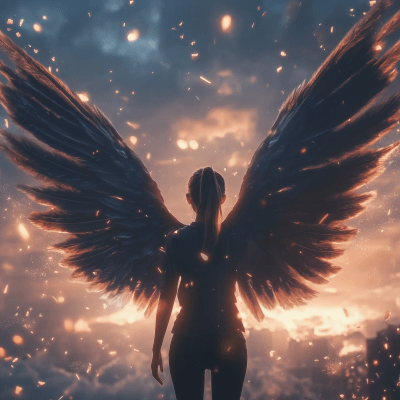 Girl with Wings