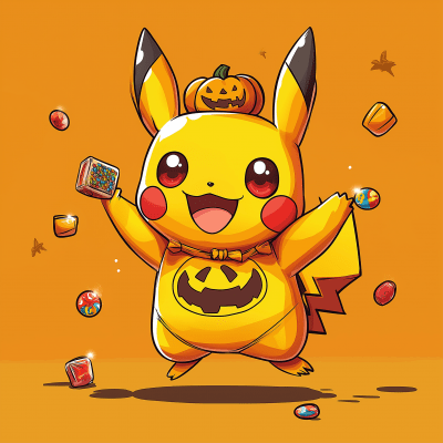 Halloween Pikachu