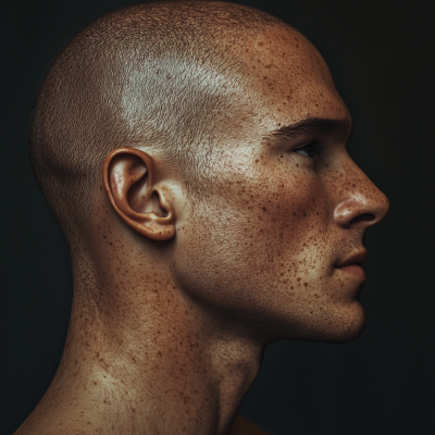 Hyper Realistic Man’s Profile