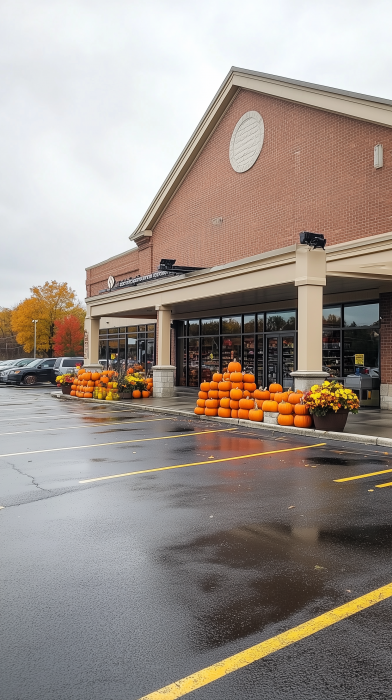 Grocery Store in Fall