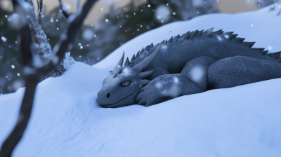 Sleeping Dragon in Winter