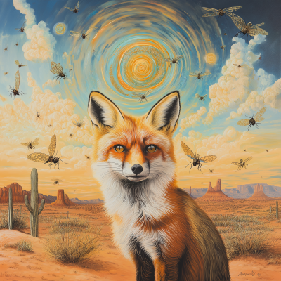 Trippy Desert Fox