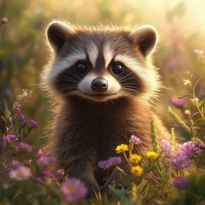 Raccoon in Nature