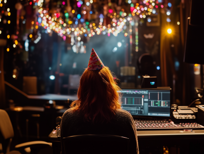 Birthday Celebration in the Theatre