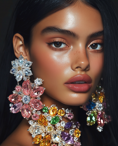 Glamorous Floral Gems