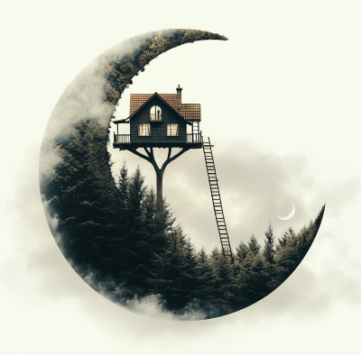 House on a Crescent Moon