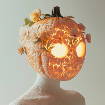 Surreal Pumpkin Portrait