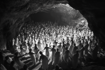 Dancing Angels in a Cave