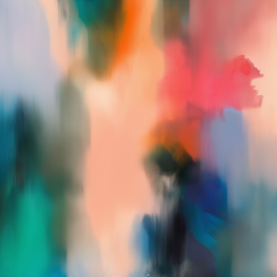 Abstract Blurry Painting