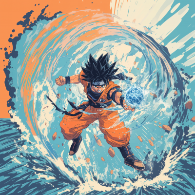 Goku as a Ninja