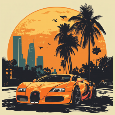 GTA Style Bugatti