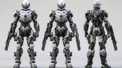 Futuristic Robot Soldier