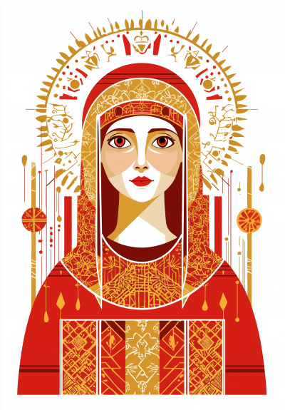 St. Lucy Illustration