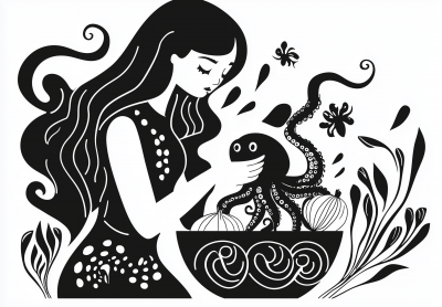 Slavic Octopus Cooking