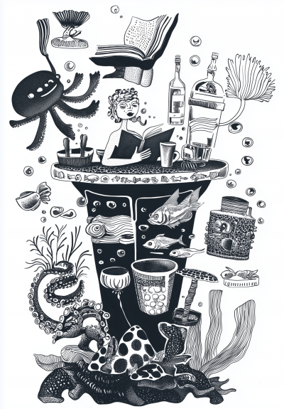 Underwater Bar Scene