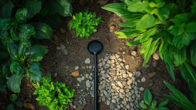 Garden Tool in Use