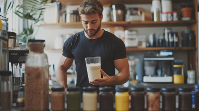 Protein Shake Preparation