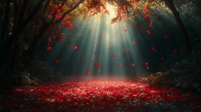 Dark Autumn Background