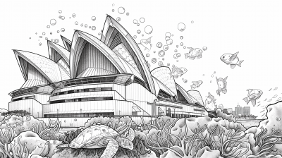 Underwater Sydney Opera House