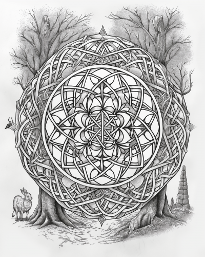 Celtic Flower of Life Mandala