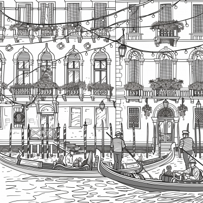 Venetian Canal Scene