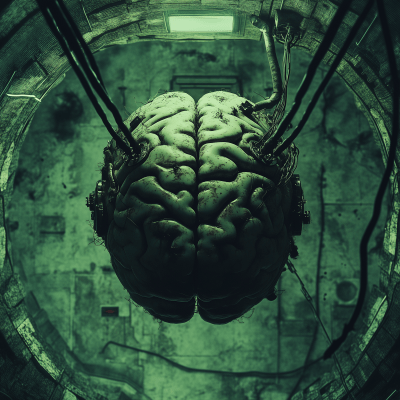 Grunge Sci-Fi Brain