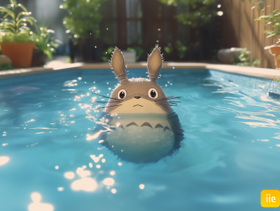 Totoro Pool Fun