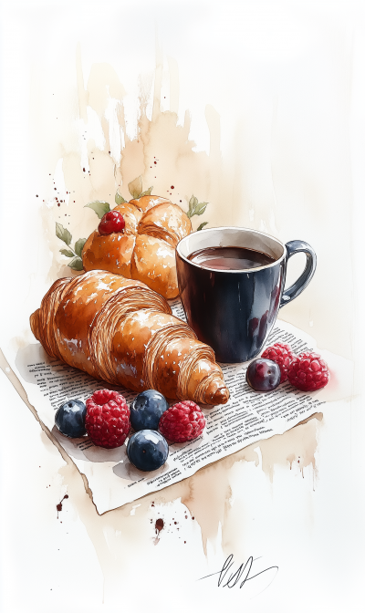 Cozy Breakfast Scene