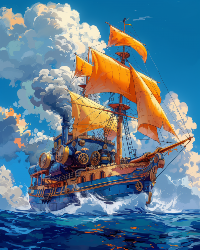 Elegant Pirate Ship