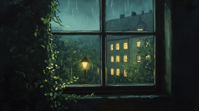 Cozy Rainy Window
