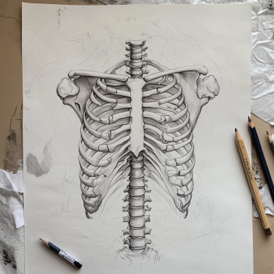 Pointilism Ribcage