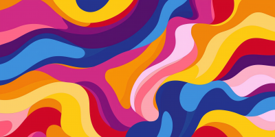 Colorful Retro Abstract Pattern