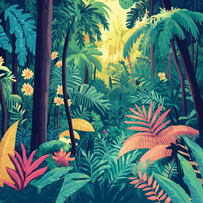 Vibrant Jungle Adventure