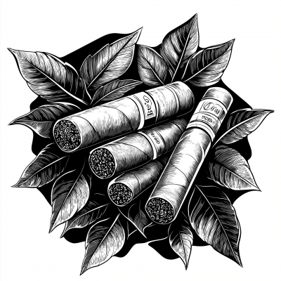 Cigar Lounge Illustration