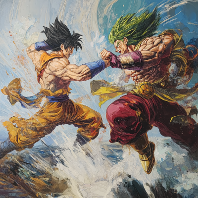 Gogita vs Broly Battle