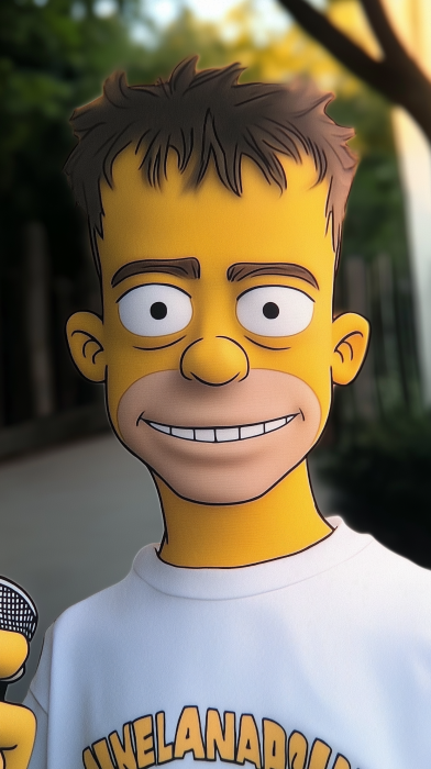 Simpsons Style Character