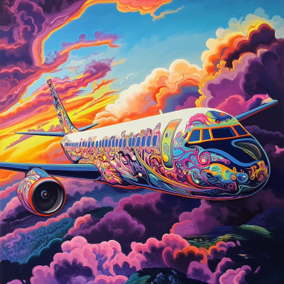 Psychedelic Airliner