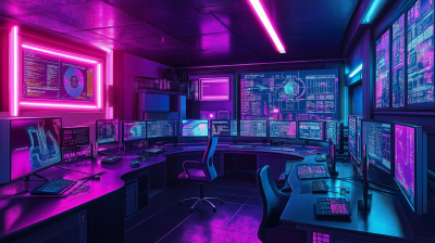 Futuristic Command Center