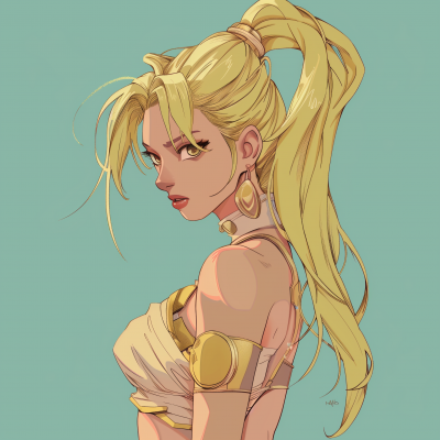 Futuristic Greek Goddess