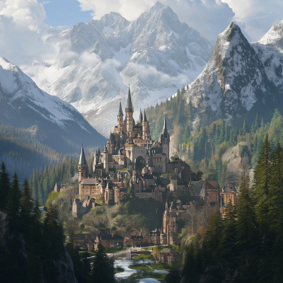 Alpine Fantasy City
