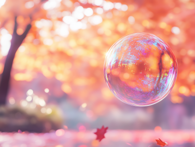 Floating Soap Bubble