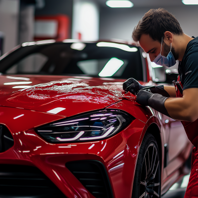 Car Detailing in Progress