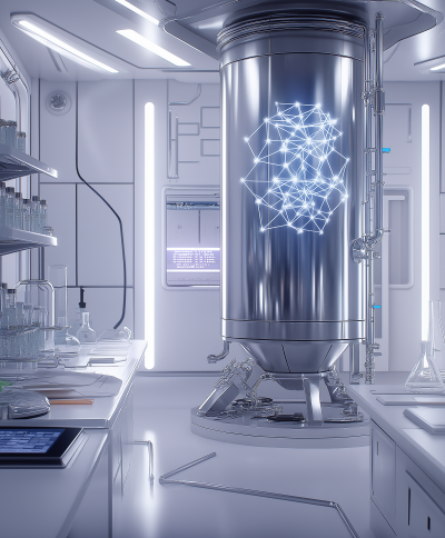 Futuristic Chemistry Lab