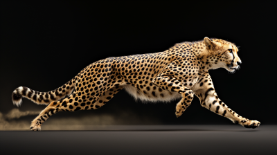 Cheetah in Full Sprint